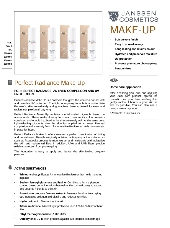 PERFECT RADIANCE MAKE UP 03 30ML - Image 7